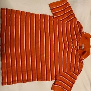 Collard Short Sleeve Polo Shirt